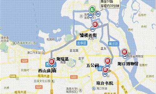 海口景点地图_海口景点地图分布