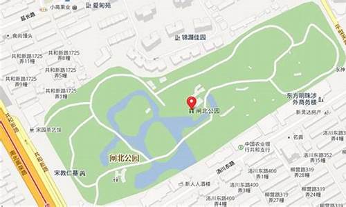 闸北公园地图_闸北公园地图全图